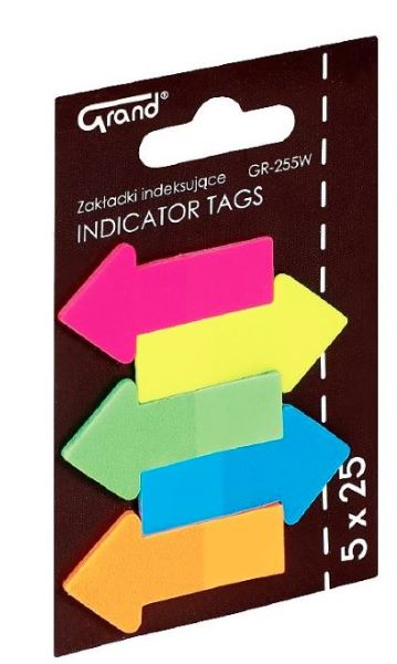 Zakładki indeksujące Grand strzałki GR-255W 150-1440