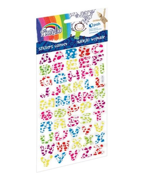 Naklejki wypukłe Fiorello GR-NP134 literki 170-2483