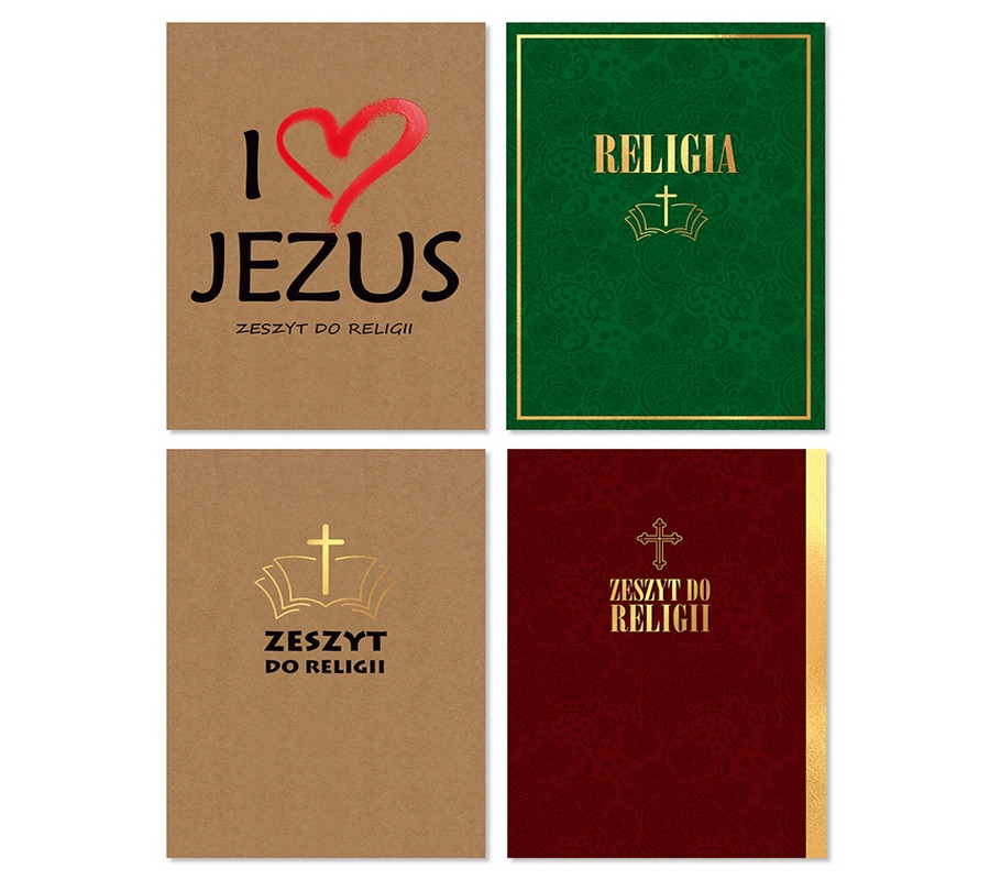 Zeszyt A5/60k religia LUX tłoczony X60RUA Delta-Graphix