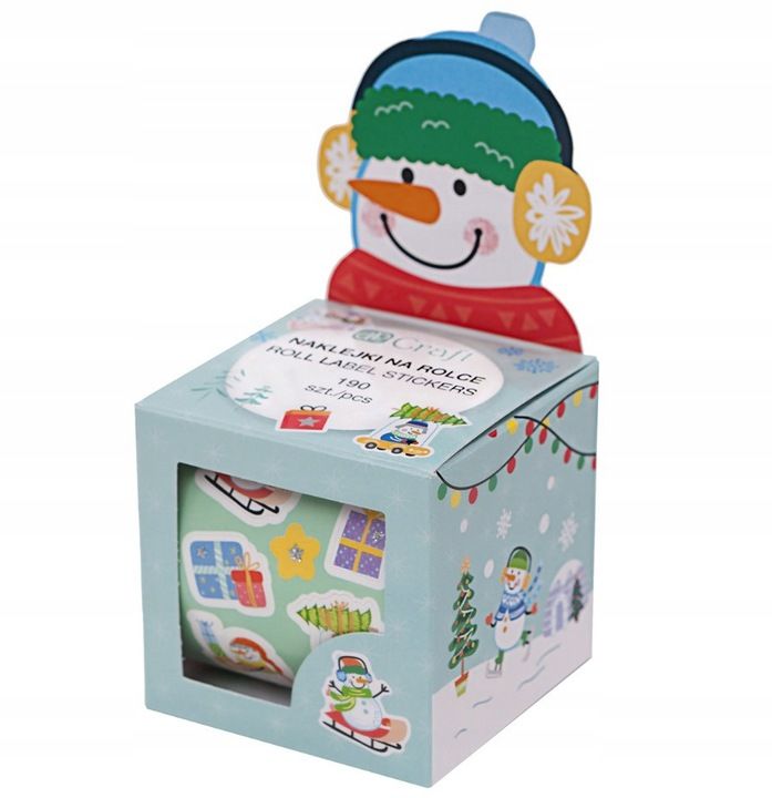 Naklejki na rolce - Bałwanki 190szt DPNK-169 Dalprint