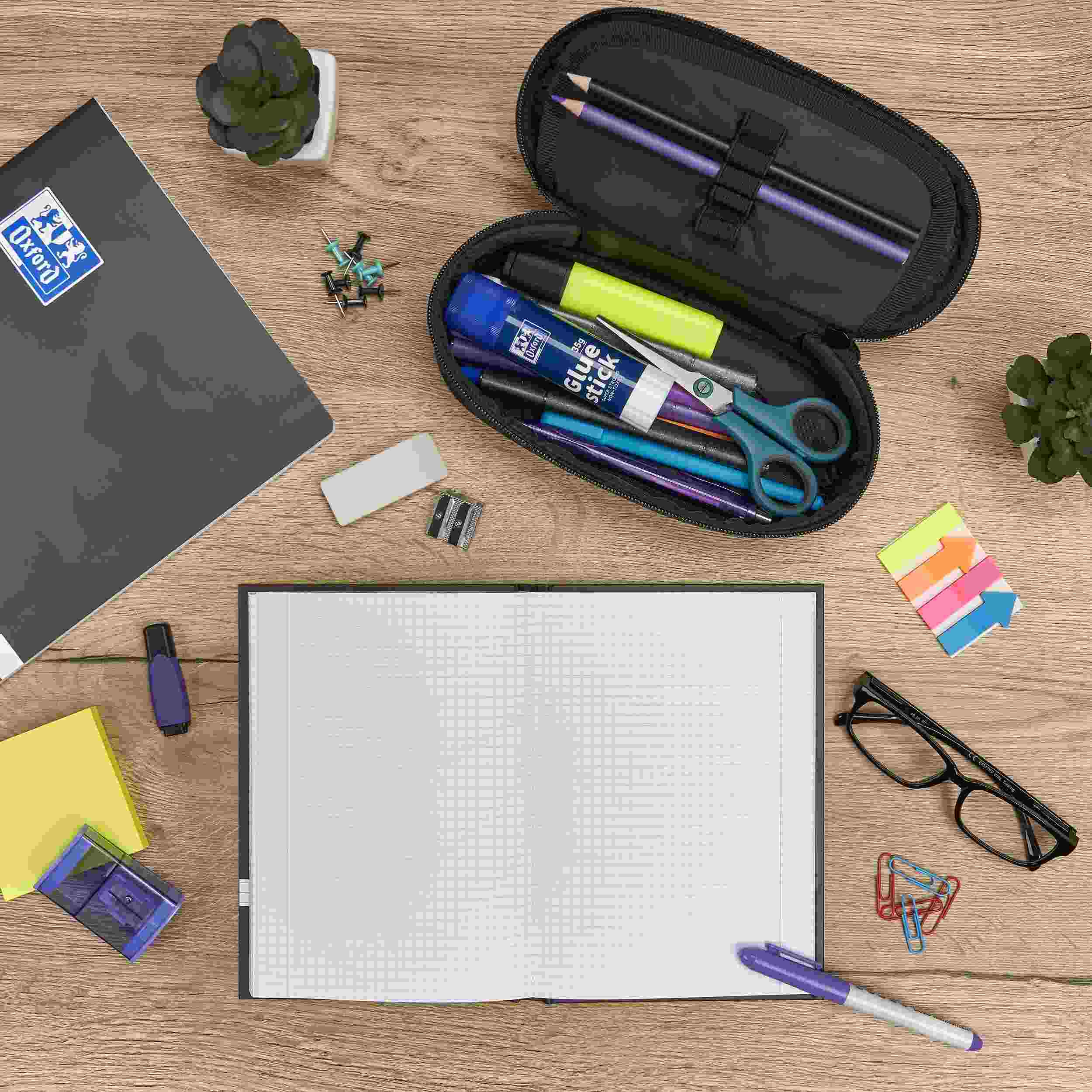 Zeszyt  A5/60k kratka Oxford Essentials 90g