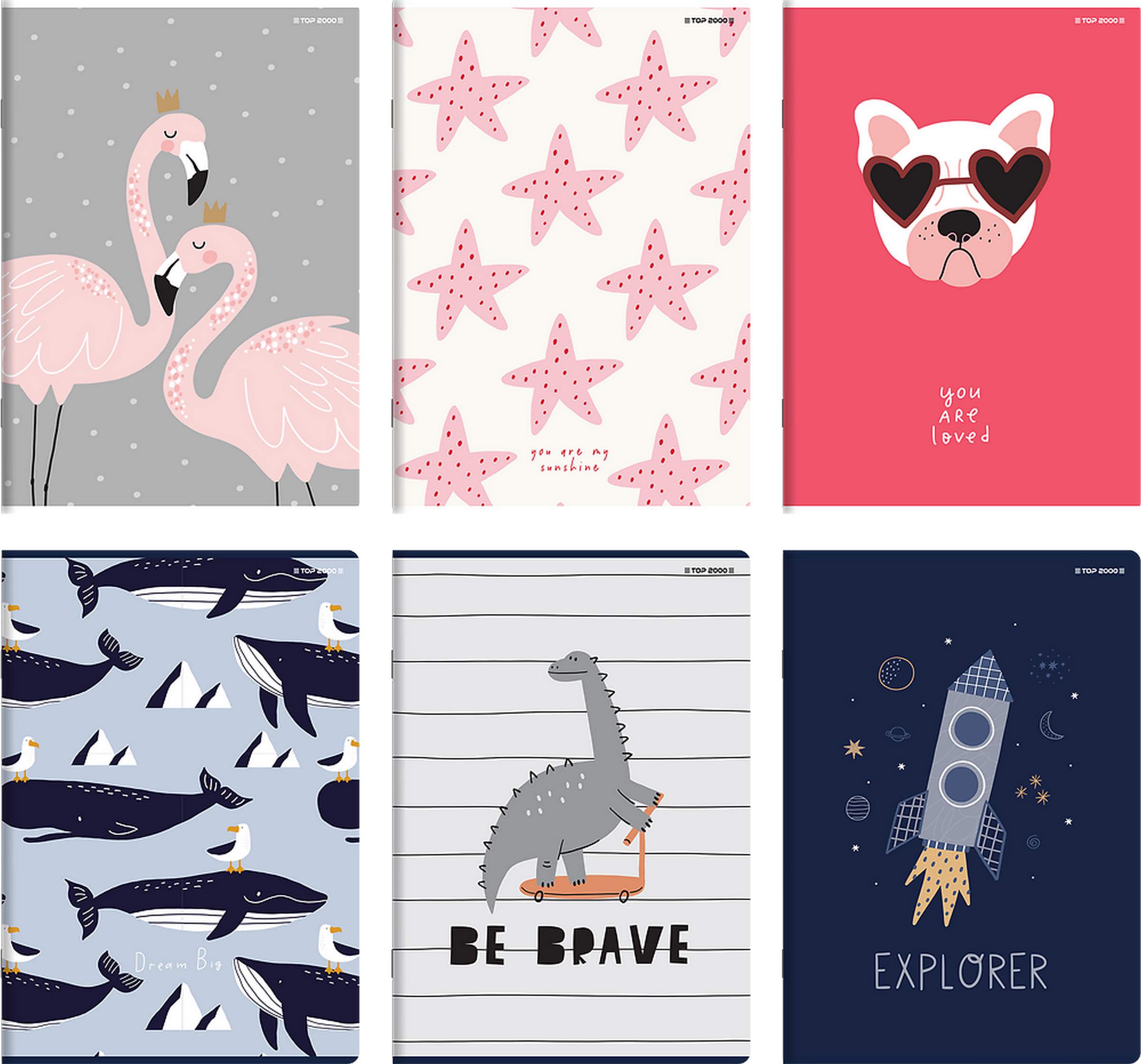 Zeszyt A4/32k kratka Megamix 70g TOP2000