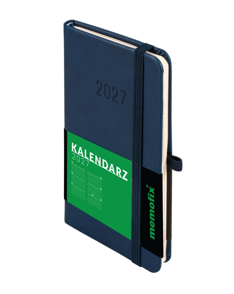 Kalendarz A6 Memofix tygodniowy granatowy Antra