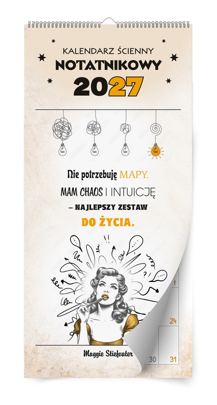 Kalendarz ścienny notatnikowy Kalpol