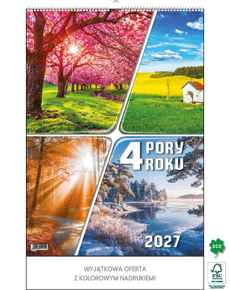 Kalendarz wieloplanszowy standard 4 pory roku WP115 Jotan