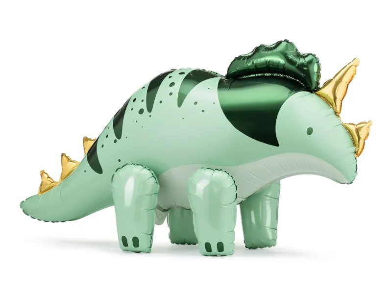Balon foliowy Triceratops 101x60,5cm zielony FB186 PartyDeco