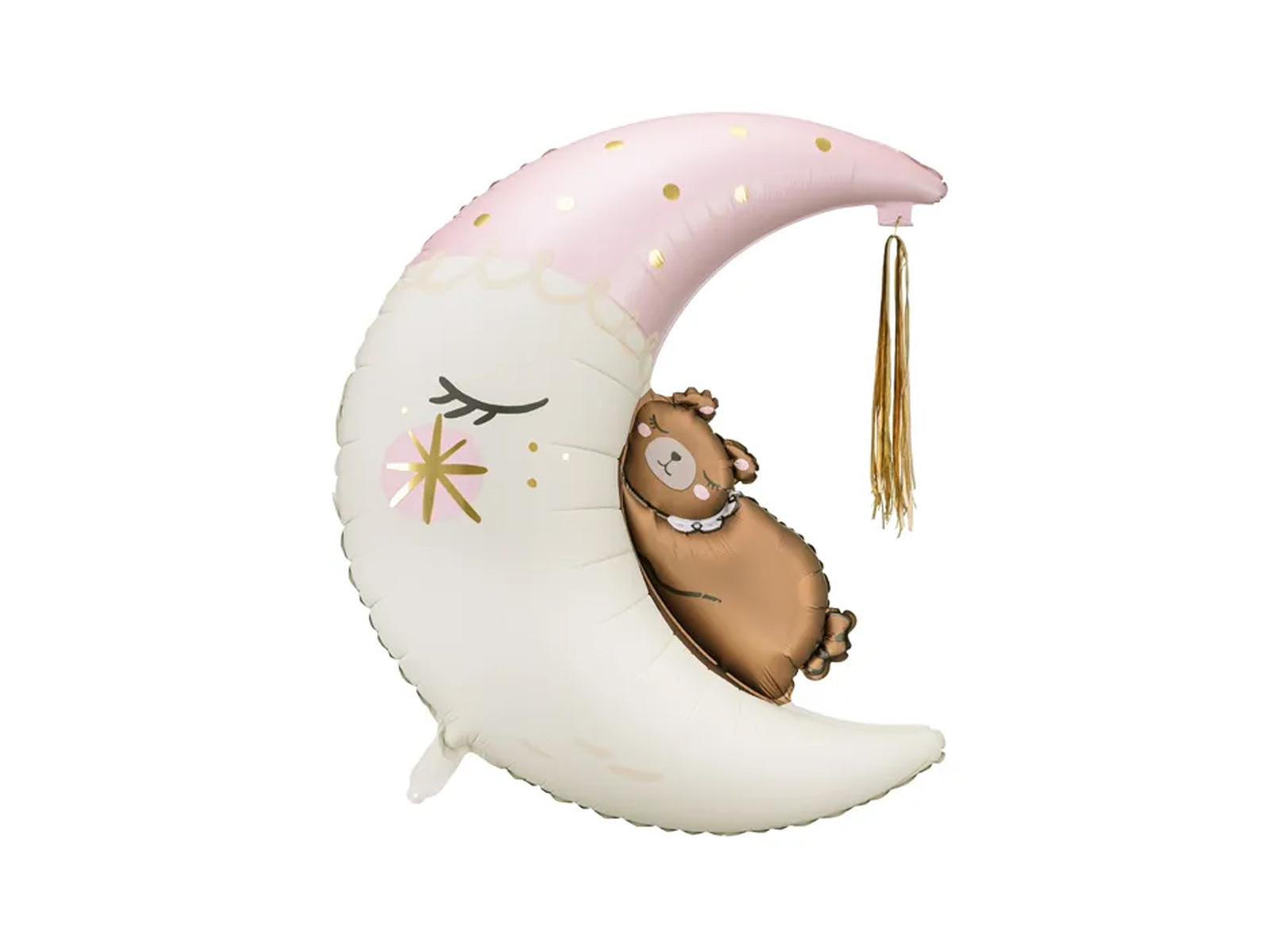 Balon foliowy Miś na księżycu 80x98cm FB196 PartyDeco
