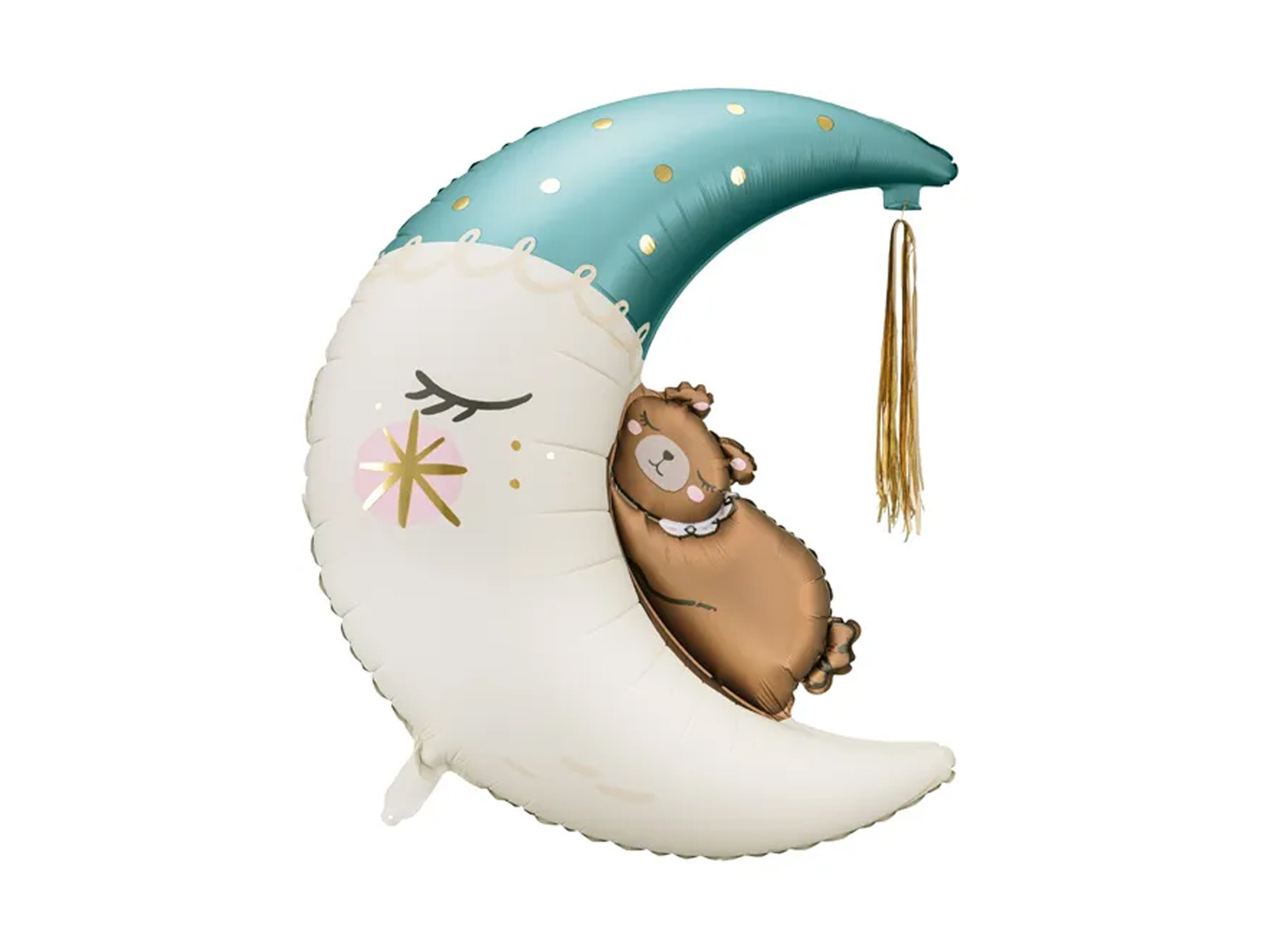 Balon foliowy Miś na księżycu 80x98cm FB196-001J PartyDeco