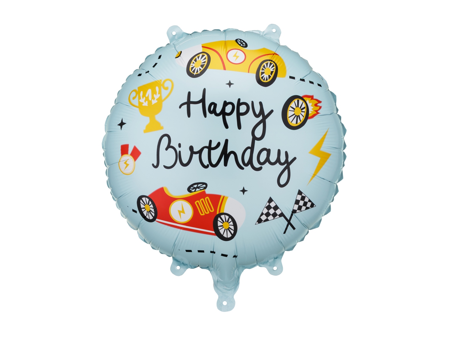 Balon foliowy pastylka "Happy Birthday" 35x35cm FB342 PartyDeco