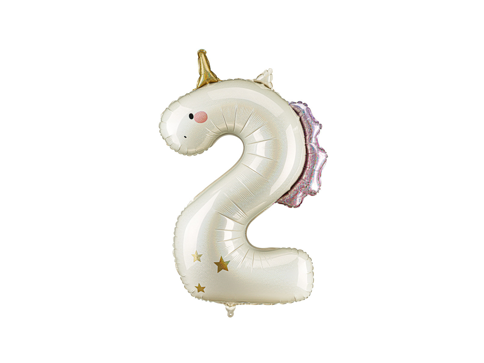 Balon foliowy Cyfra "2" Jednorożec 93cm FB359-2 PartyDeco