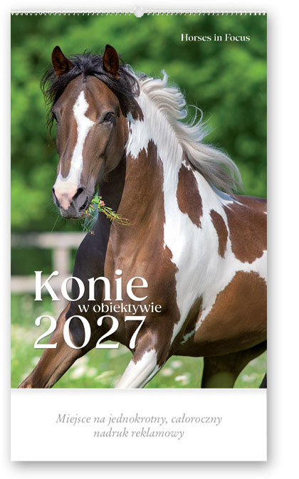 Kalendarz reklamowy RW14 Konie w obiektywie Lucrum