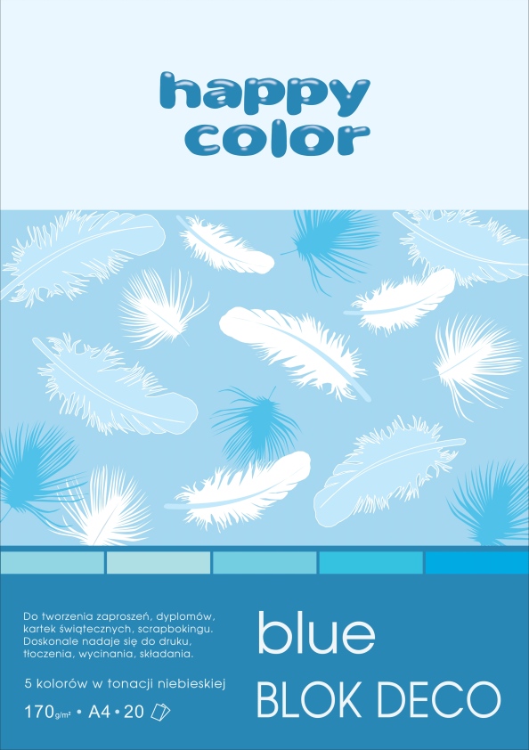 Blok Deco A4 20ark Happy Color 5kol  Blue Staedtler HA 3717 2030-032