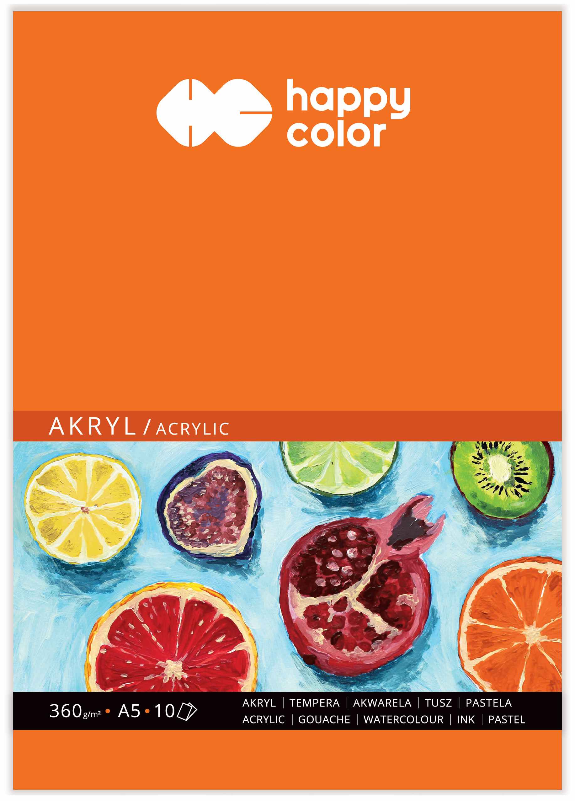 Blok do akrylu A5/10 360g Art Happy Color HA 7836 1520-A10