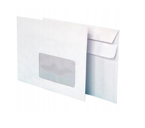 Koperta C6/1 O/P biała 1szt.