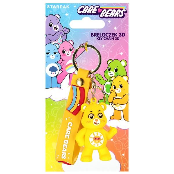 Brelok gumowy miś Care Bears Słoneczne Serce 569908 Starpak