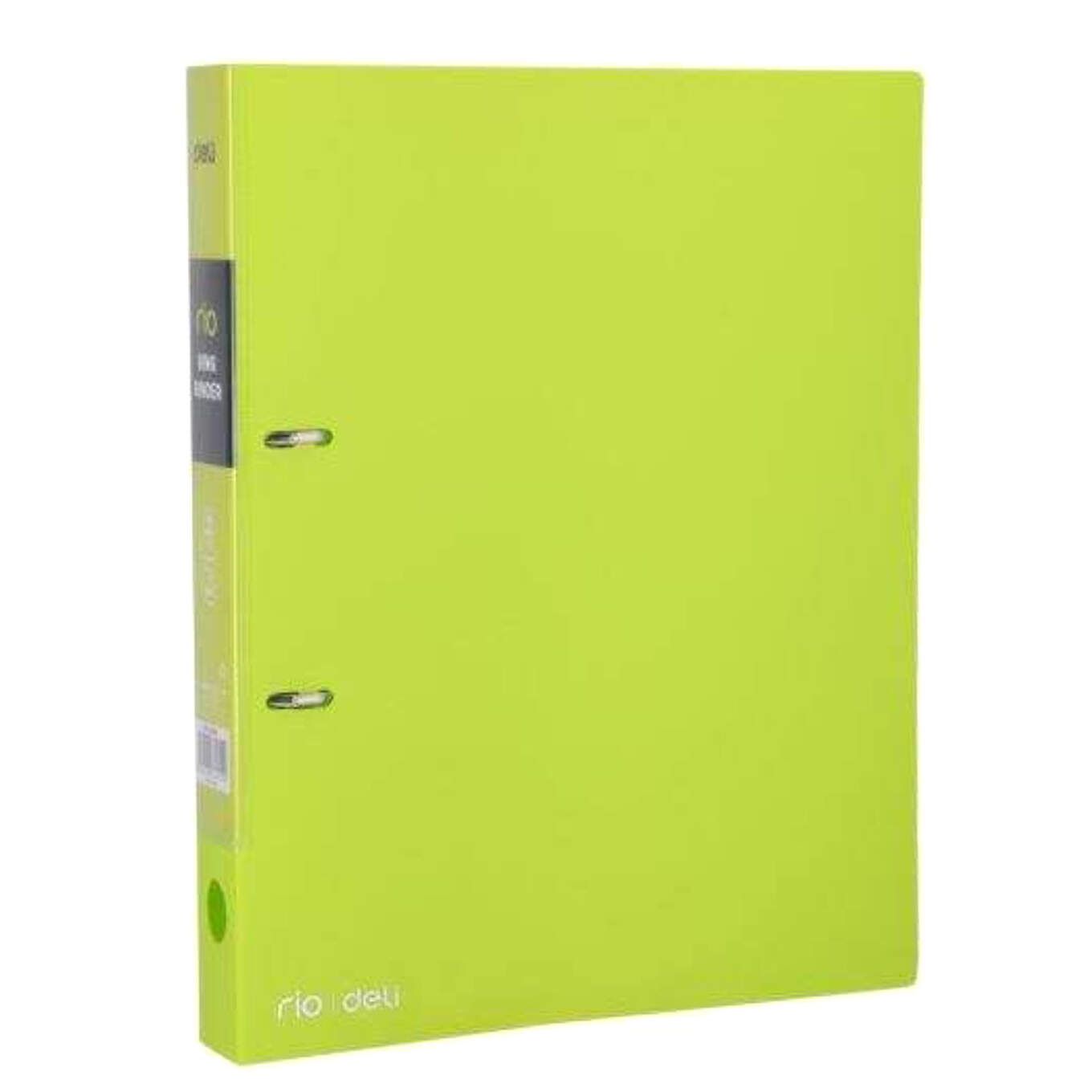 Segregator ringowy Deli seria Rio PP zielony E38130_GREEN WPC