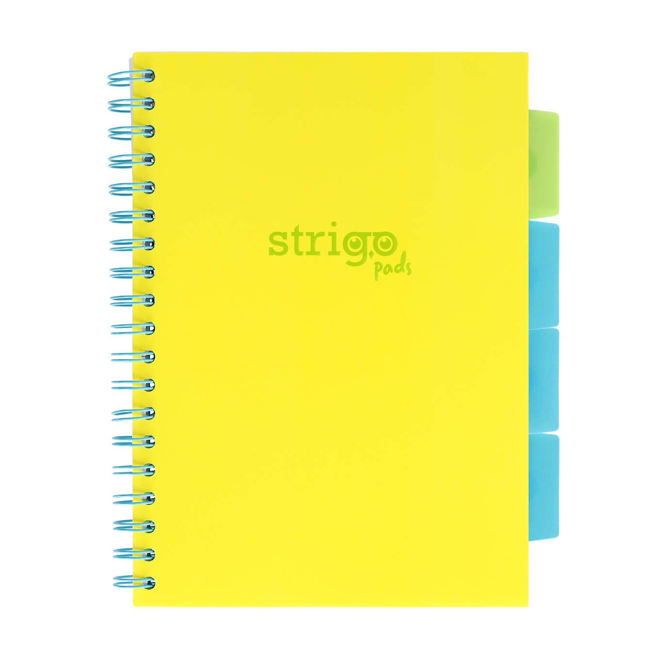 Kołozeszyt B5/100k. kr Project Book Neon żółty 80g Strigo PADS014 WPC