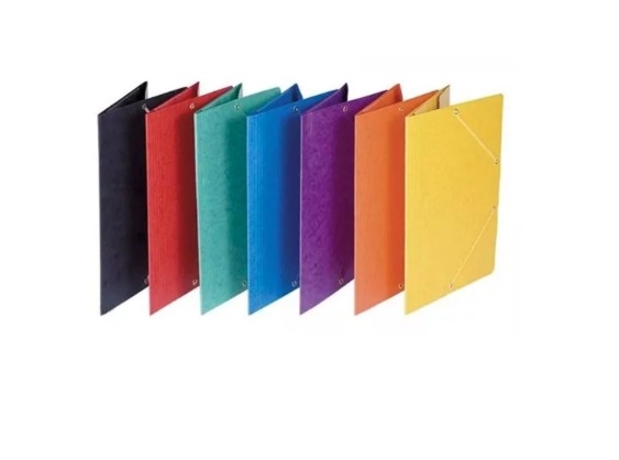 Teczka z gumka A4 preszpan (pr) Kreska