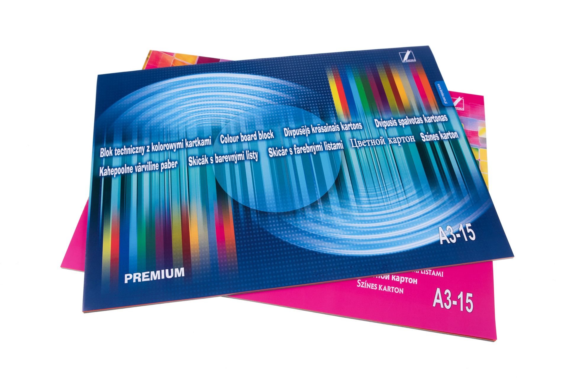 Blok techniczny A3 15k. Premium kolorowy Kreska