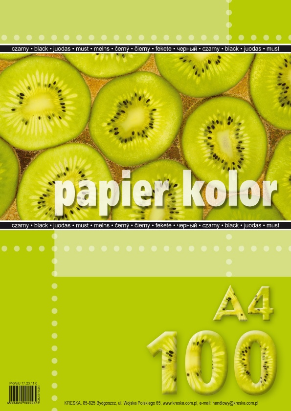 Papier ksero A4 80g 100ark. czarny