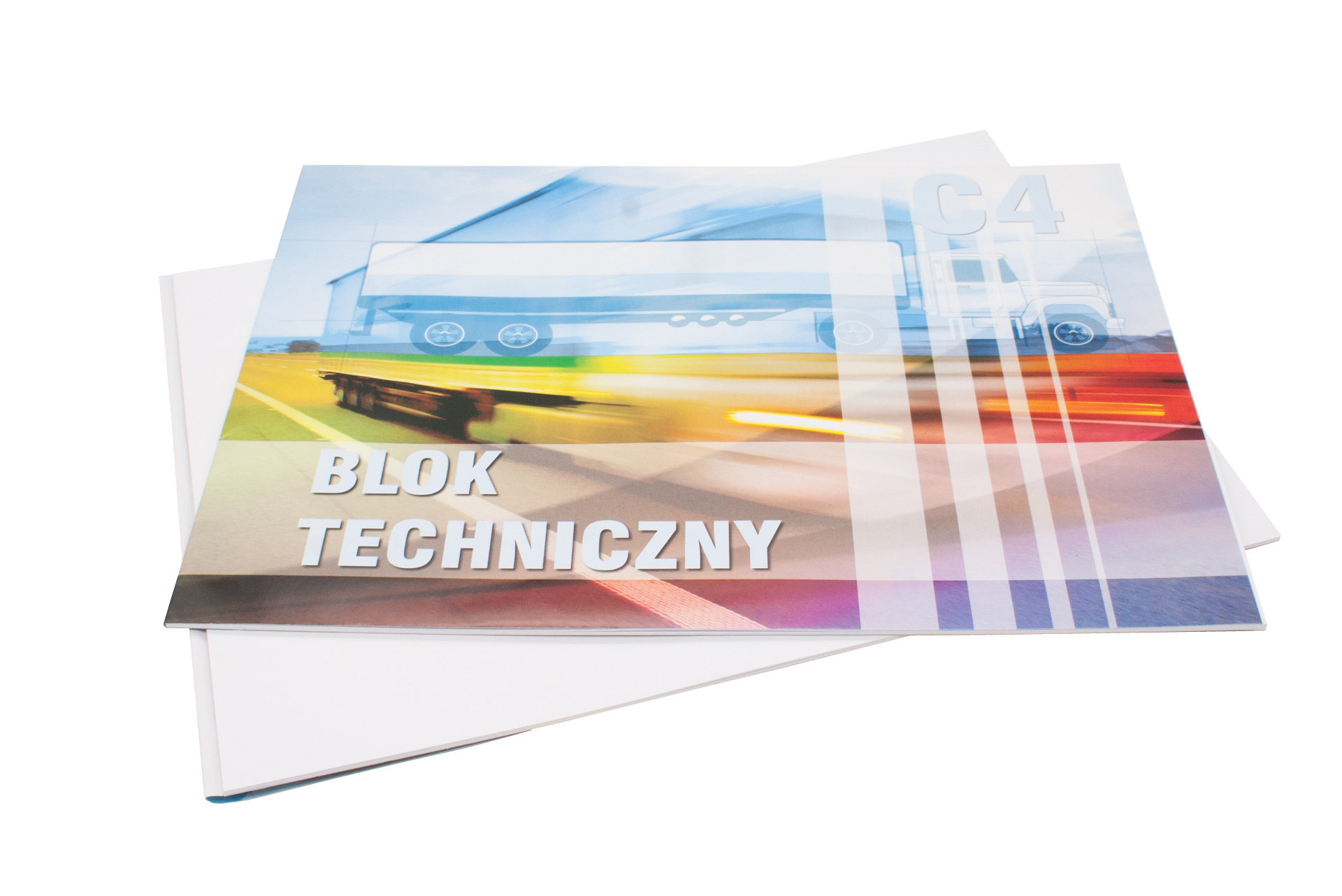 Blok techniczny C4 10k. biały Kreska