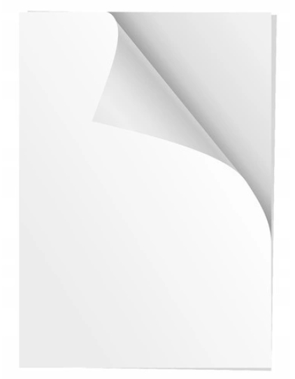 Karton A4 (20) bialy Kreska 00870