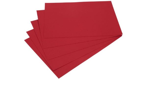 Karton A4 (20) czerwony  Kreska