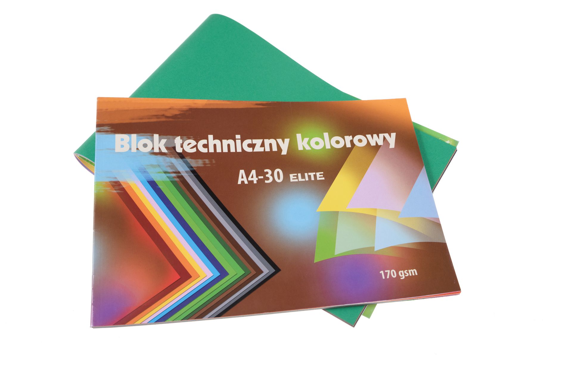 Blok techniczny kolorowy ELITE A4-30 Kreska