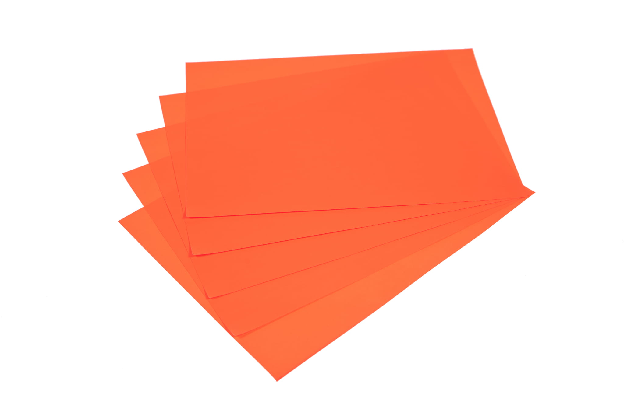 Papier samoprzylepny  A4 (20) czerwony ( fluo )  Kreska