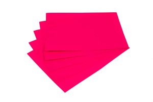 Papier samoprzylepny  A4 (20) różowy ( fluo )  Kreska