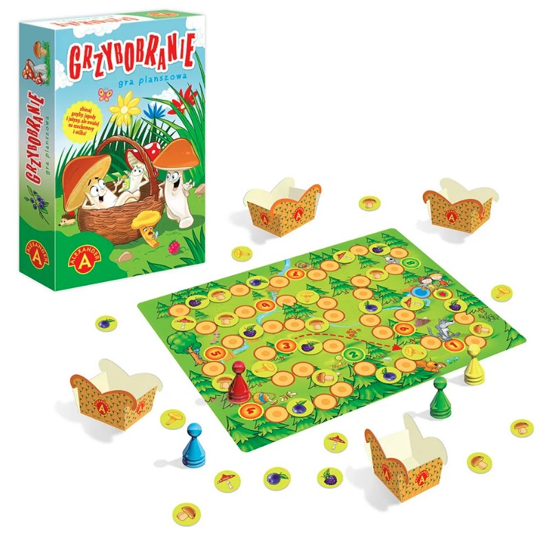 Rodzinna gra planszowa - Grzybobranie Mini Alexander