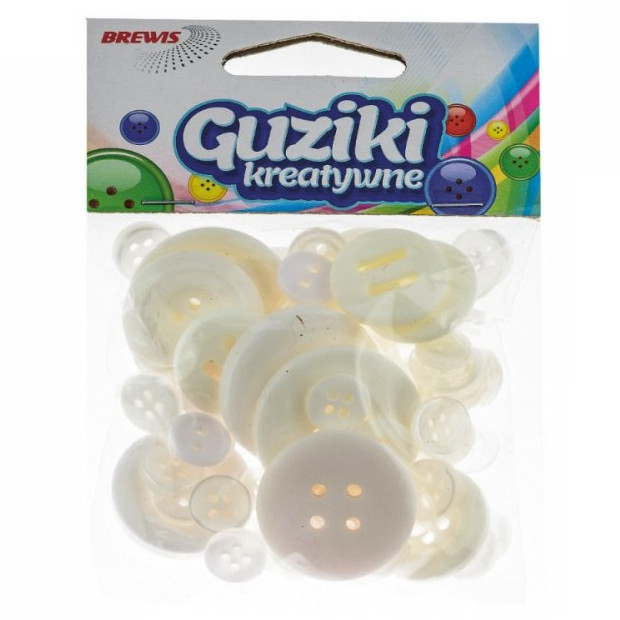 Guziki 40g GU9 biały BREWIS