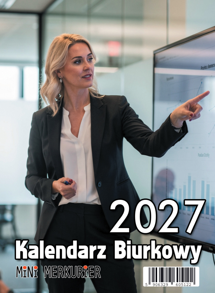Kalendarz biurkowy stojący mini Merkurier B9 Beskidy