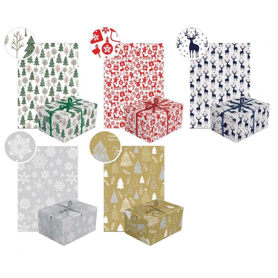 Papier ozdobny 70x200cm Boże Narodzenie neutral 18  AGP200704 PAW