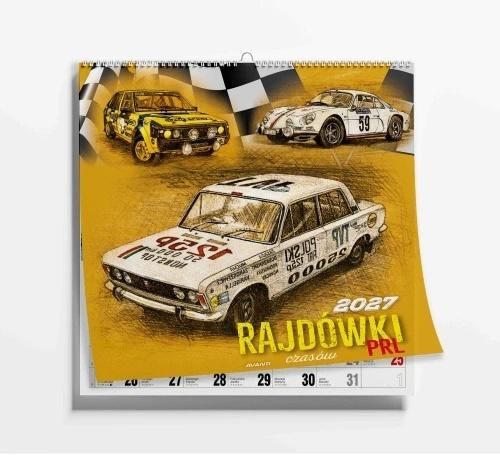 Kalendarz wieloplanszowy duży KD-37 Motoryzacja Polski Avanti