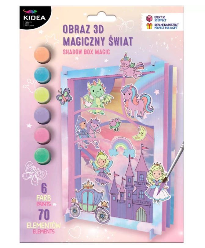 Obraz 3D Magiczny świat Kidea O3DMSKA Derform