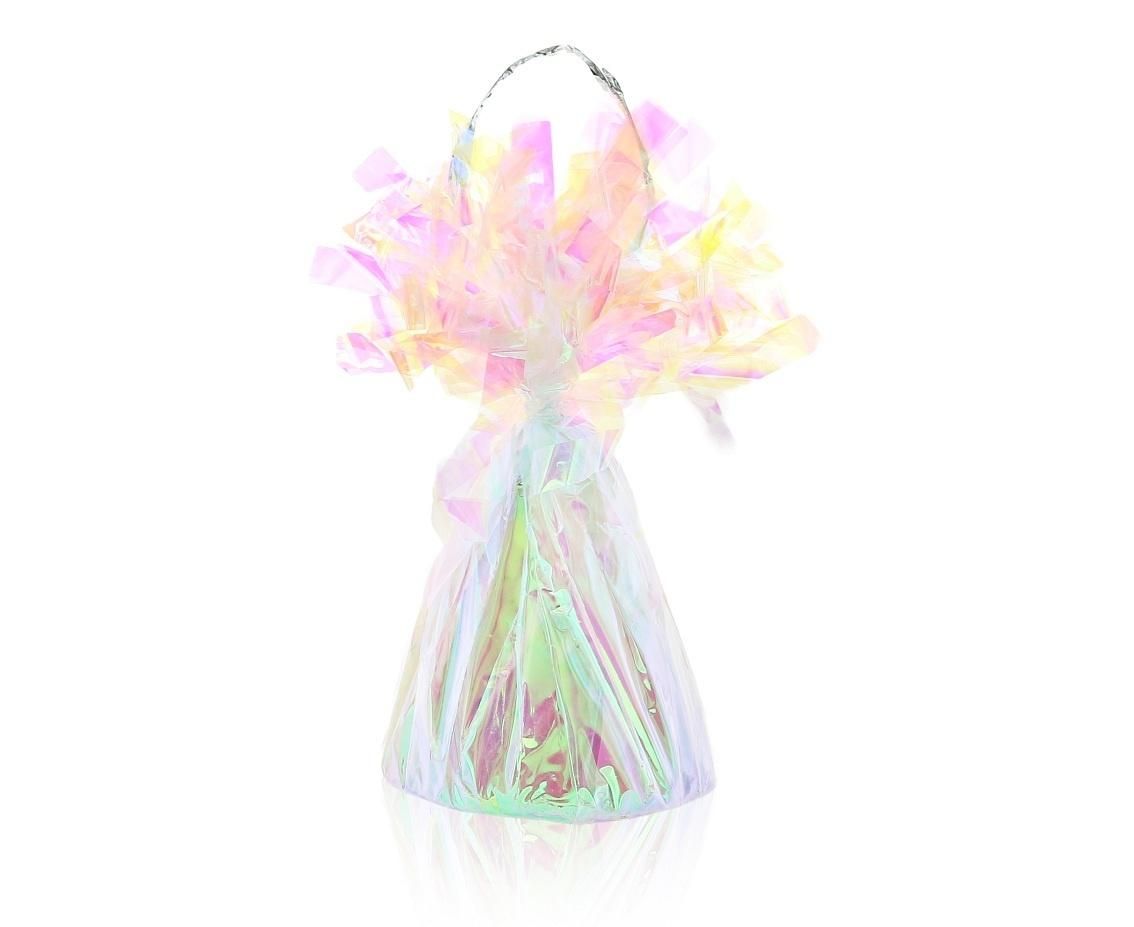 Ciężarek foliowy do balonów z helem iridescent 145g/1szt WHT4/IR GoDan