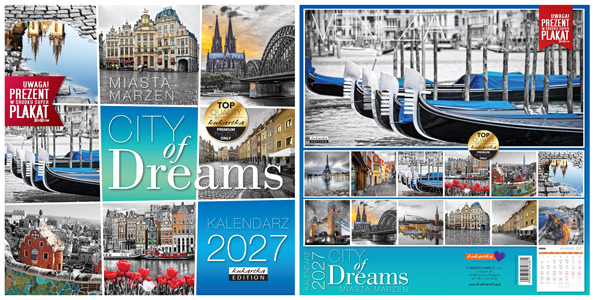 Kalendarz Classic Q City of Dreams Passion Cards
