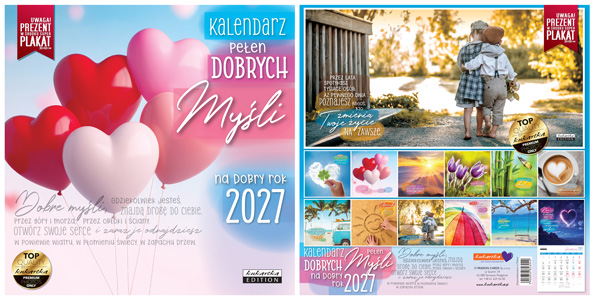 Kalendarz Classic Q Dobrych Myśli Passion Cards