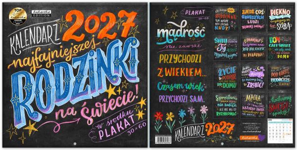 Kalendarz Classic Q Tablica Rodzinki Passion Cards
