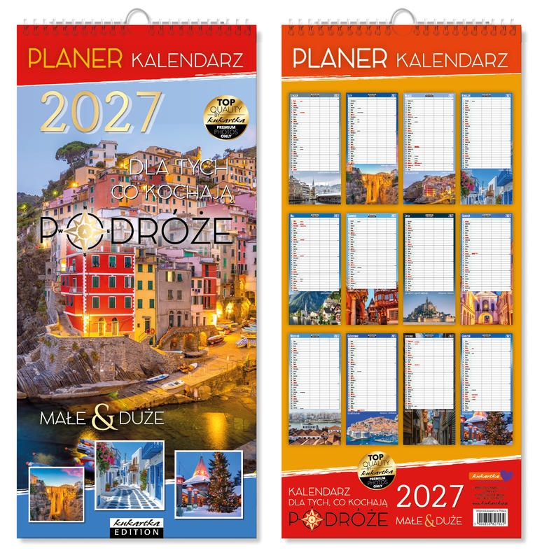 Kalendarz Planer Podróże Passion Cards