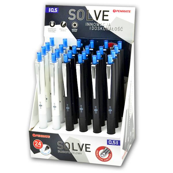 Długopis żelowy Solve niebieski Penmate Tadeo