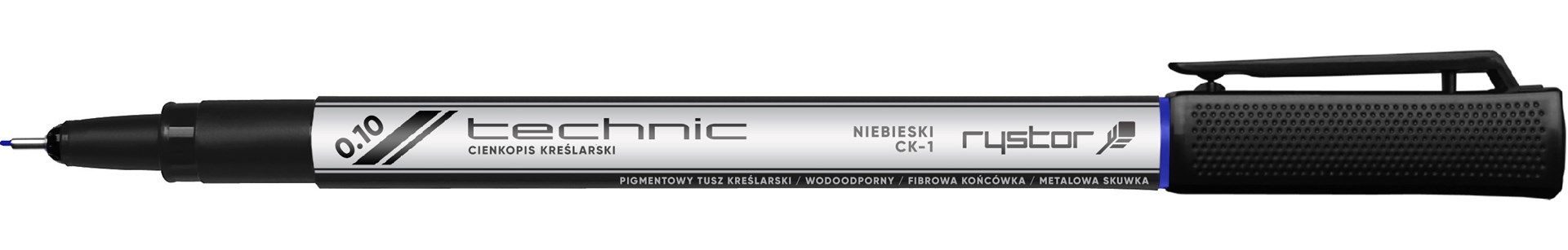 Cienkopis kreślarski Rystor Technic 0,1mm niebieski