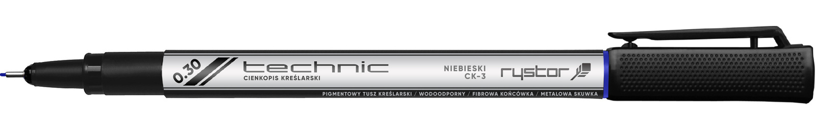Cienkopis kreślarski Rystor Technic 0,3mm niebieski