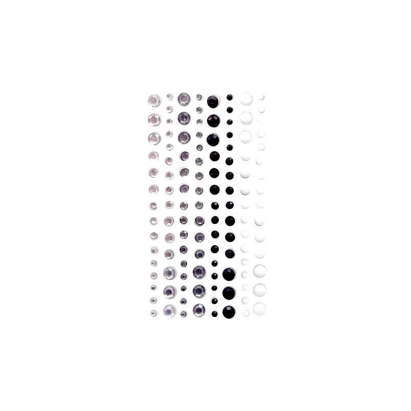 Kryształki samoprzylepne (120 szt.) Glam Rock GRKR-021 Dalprint