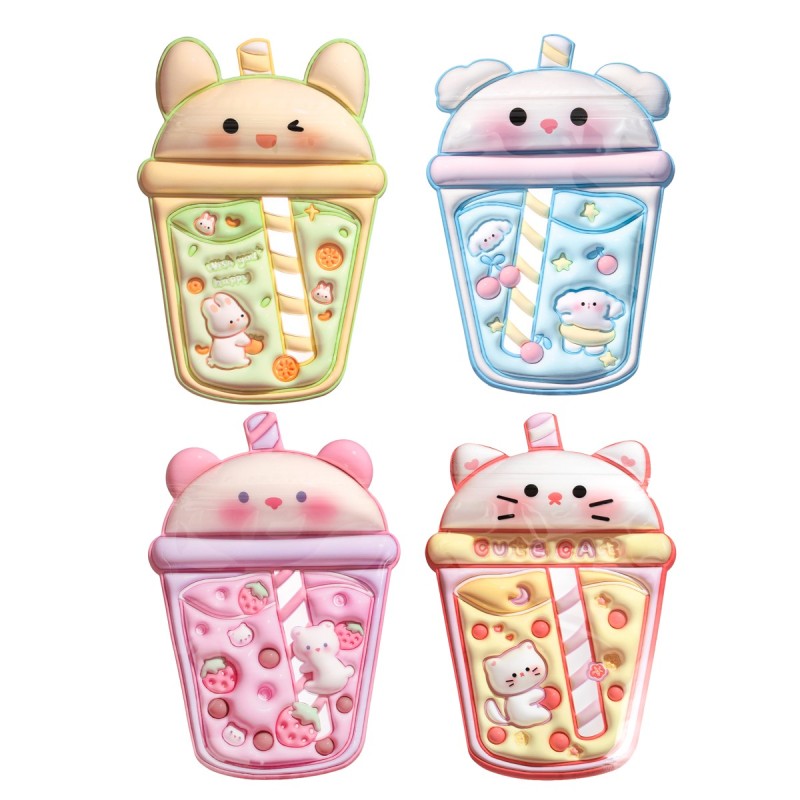 Woreczki strunowe kolorowe 12szt - Cute Animals BAGS-025 Dalprint