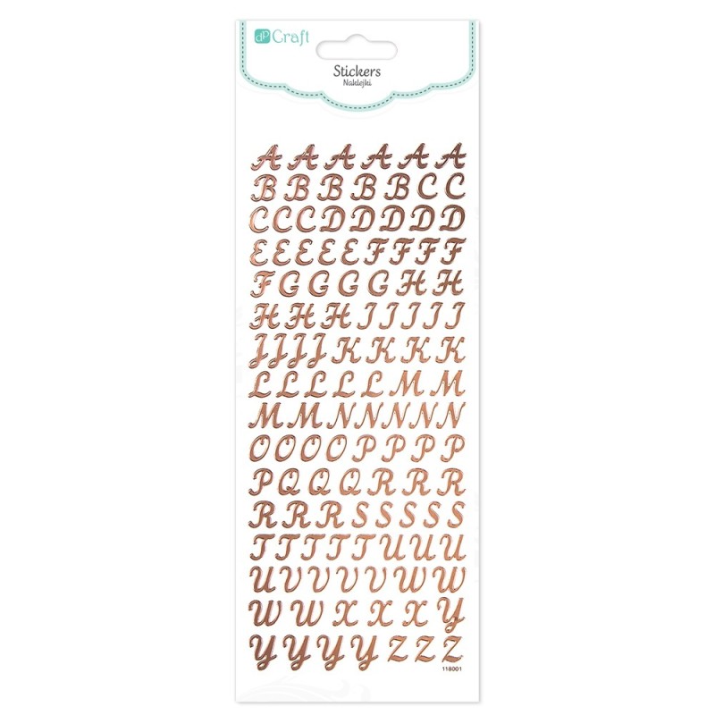Naklejki - Alfabet (118szt.) DPNK-061 Dalprint