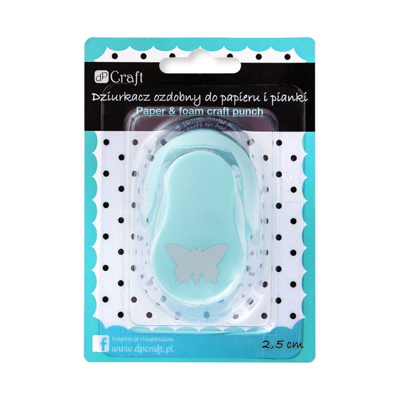 Dziurkacz ozdobny do papieru i pianki 2,5 cm MOTYL  JCDP-110-006 Dalprint