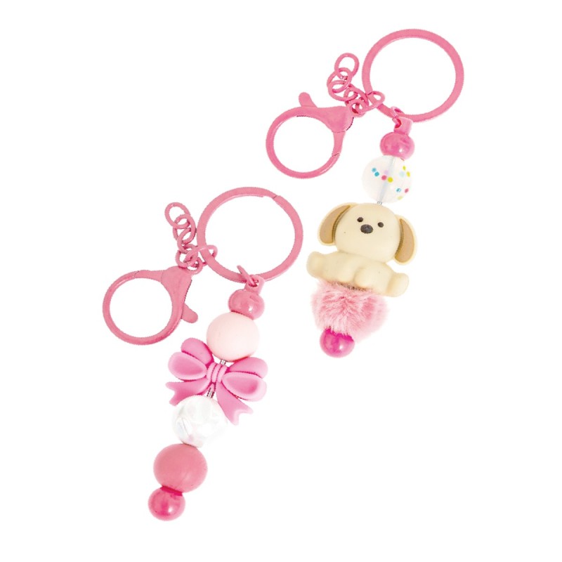Brelok kreatywny 8 elementów Pinky Puppy DPSG-019 Dalprint