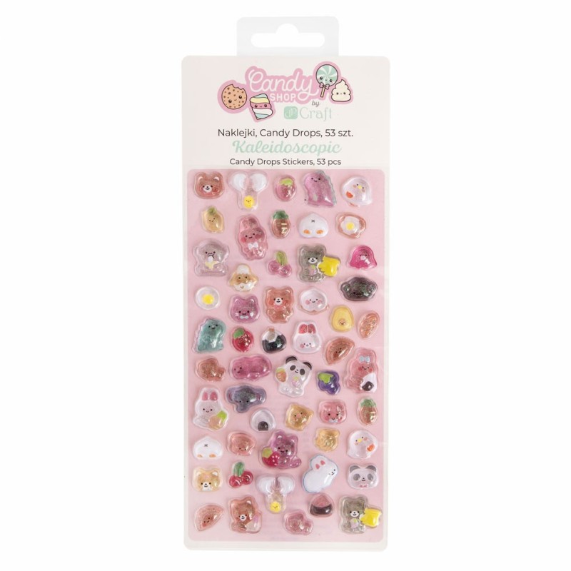 Naklejki Candy Drops 53szt - Kaleidoscopic DPNK-293 Dalprint